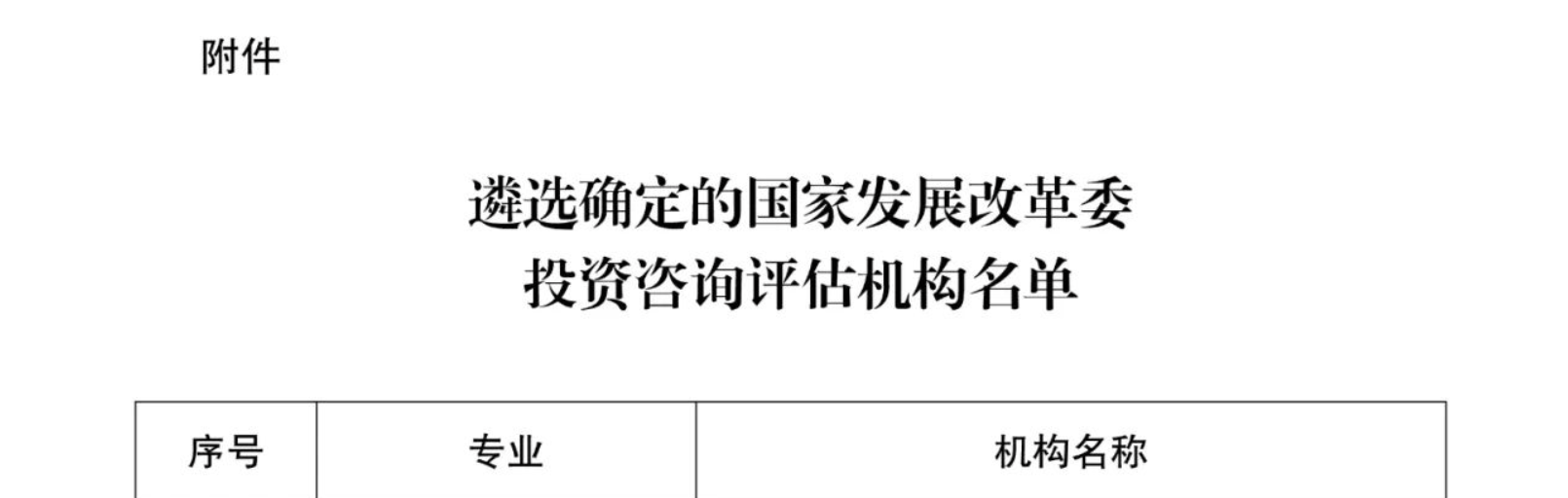 中设泛华再次入围北京市市政府固定资产投资项目中介机构