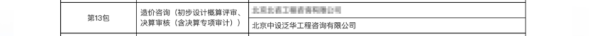 中设泛华再次入围北京市市政府固定资产投资项目中介机构